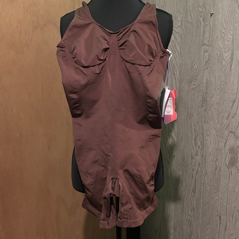 Brown Sleeveless Leotard